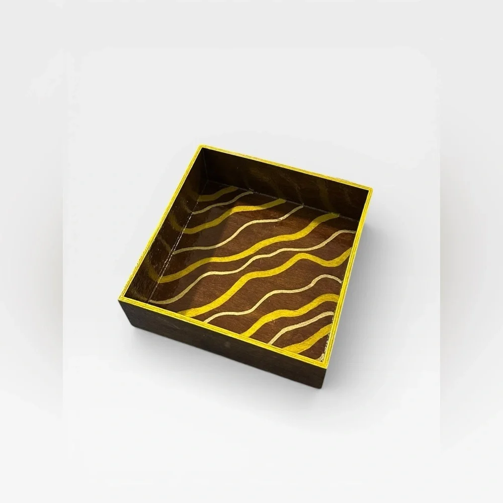 Handmade Medium Wooden Trinket Dish
